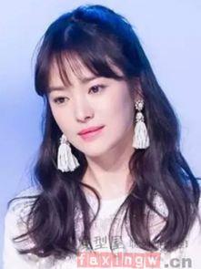 韩国明星刘海发型,明星刘海发型潮流解析